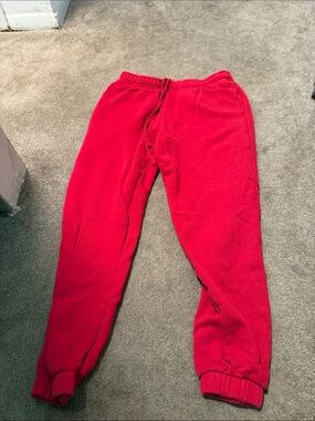 Universal Thread Bright Red Kids Fleece Joggers